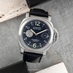 Panerai Luminor Marina Automatic PAM00086 (Onbekend (willekeurig serienummer)) - Blauw wijzerplaat 44mm Staal (3/8)