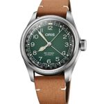Oris Miles Tonneau 01 754 7779 4067-Set (2026) - Groen wijzerplaat 38mm Staal (1/1)