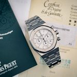 Audemars Piguet Royal Oak Chronograph 25860ST (2003) - Silver dial 39 mm Steel case (1/5)