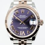 Rolex Datejust 31 278271 (2022) - Purple dial 31 mm Steel case (8/8)