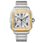 Cartier Santos W2SA0008 (2026) - White dial 45 mm Steel case (1/1)