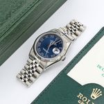 Rolex Datejust 36 16234 (Onbekend (willekeurig serienummer)) - Blauw wijzerplaat 36mm Staal (1/8)