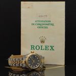 Rolex Lady-Datejust 69173 (1995) - Zwart wijzerplaat 26mm Goud/Staal (4/7)
