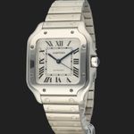 Cartier Santos WSSA0029 (2022) - Zilver wijzerplaat 35mm Staal (1/7)