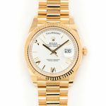 Rolex Day-Date 40 228238 (2022) - White dial 40 mm Yellow Gold case (2/2)