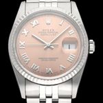 Rolex Datejust 36 16234 (1993) - Roze wijzerplaat 36mm Staal (1/8)