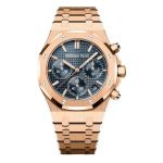Audemars Piguet Royal Oak Chronograph 26240OR.OO.1320OR.05 (2024) - Blue dial 41 mm Rose Gold case (1/6)