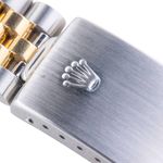 Rolex Datejust 36 16233 (1990) - Blue dial 36 mm Gold/Steel case (7/8)