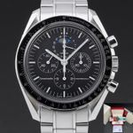 Omega Speedmaster Moonphase 3576.50 (Onbekend (willekeurig serienummer)) - Zwart wijzerplaat 42mm Staal (1/8)