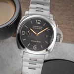 Panerai Luminor Marina 1950 3 Days Automatic PAM00352 (2013) - Brown dial 44 mm Titanium case (3/8)