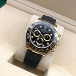 Rolex Daytona 116518LN (2023) - Black dial 40 mm Yellow Gold case (3/8)