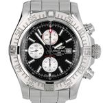 Breitling Super Avenger II A1337111/BC29 (2014) - Black dial 48 mm Steel case (2/12)