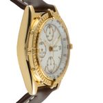 Breitling Chronomat 81950 (1992) - Silver dial 39 mm Yellow Gold case (7/8)