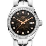 TAG Heuer Link Lady WBC131G.BA0649 (2024) - Zwart wijzerplaat 32mm Staal (2/3)