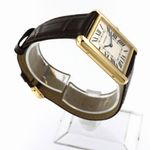 Cartier Tank Solo W1018855 (2017) - Silver dial 27 mm Yellow Gold case (3/6)