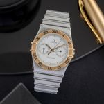 Omega Constellation 396.1070 (1986) - Wit wijzerplaat 32mm Goud/Staal (1/8)