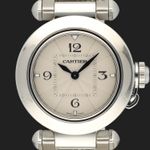 Cartier Pasha WSPA0021 (2022) - Zilver wijzerplaat 30mm Staal (2/8)