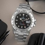 Rolex Explorer II 16570 (Unknown (random serial)) - Black dial 40 mm Steel case (3/8)
