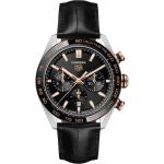 TAG Heuer Carrera CBN2A5A.FC6481 (2025) - Black dial 44 mm Gold/Steel case (1/1)