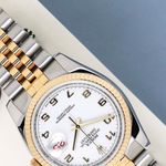 Rolex Datejust 36 116233 (2008) - Wit wijzerplaat 36mm Goud/Staal (4/8)