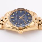 Rolex Datejust 1601/8 (1974) - Blauw wijzerplaat 36mm Geelgoud (7/8)