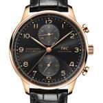 IWC Portuguese Chronograph IW371625 (2026) - Black dial 41 mm Rose Gold case (1/1)