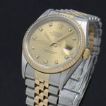 Rolex Datejust 36 16233 (1991) - Gold dial 36 mm Gold/Steel case (6/7)