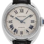 Cartier Clé de Cartier 3856 (2018) - Zilver wijzerplaat 35mm Staal (1/7)