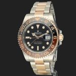Rolex GMT-Master II 126711CHNR (2020) - Black dial 40 mm Gold/Steel case (1/8)