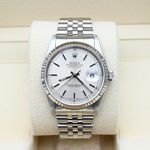 Rolex Datejust 36 16234 (1997) - Zilver wijzerplaat 36mm Staal (3/8)