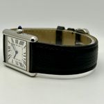 Cartier Tank WSTA0041 (2022) - White dial 34 mm Steel case (5/8)