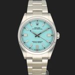 Rolex Oyster Perpetual 36 126000 (2023) - Turquoise dial 36 mm Steel case (2/8)