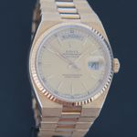 Rolex Day-Date Oysterquartz 19018 (1982) - 36 mm Yellow Gold case (4/5)