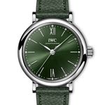 IWC Portofino Automatic IW357412 (2024) - Groen wijzerplaat 34mm Staal (1/1)