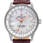 Breitling Navitimer A17395211A1P5 (2026) - White dial 35 mm Steel case (1/7)