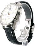 IWC Portuguese Chronograph IW371604 (2025) - Silver dial 41 mm Steel case (3/8)