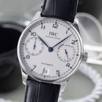 IWC Portuguese Automatic IW500705 (Unknown (random serial)) - Silver dial 42 mm Steel case (3/8)