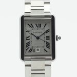 Cartier Tank Solo W5200028 (2016) - Silver dial 31 mm Steel case (3/8)