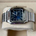 Cartier Santos WSSA0071 (2024) - Blue dial 40 mm Steel case (5/7)