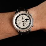 Breitling Montbrillant Olympus A19350 (2006) - White dial 42 mm Steel case (2/8)