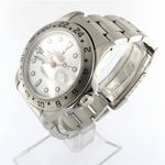 Rolex Explorer II 16570 (1999) - Wit wijzerplaat 40mm Staal (2/7)