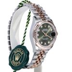 Rolex Lady-Datejust 279171 (2023) - Green dial 28 mm Steel case (4/8)