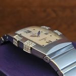 Omega Constellation 1586.70.00 (2005) - White dial 25 mm Steel case (3/4)