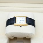 Cartier Tank Vermeil 5057001 (Unknown (random serial)) - White dial 20 mm Silver case (4/8)