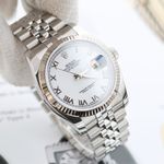 Rolex Datejust 36 116234 (2007) - Wit wijzerplaat 36mm Staal (5/8)