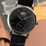 A. Lange & Söhne Langematik 308.027 (Onbekend (willekeurig serienummer)) - Zwart wijzerplaat 37mm Witgoud (1/8)