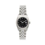 Rolex Datejust 31 68274 (Unknown (random serial)) - Black dial 31 mm Steel case (1/6)
