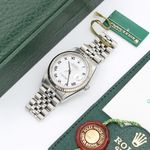 Rolex Datejust 36 16234 (Onbekend (willekeurig serienummer)) - Wit wijzerplaat 36mm Staal (1/8)