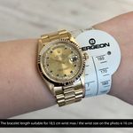 Rolex Day-Date 36 18238 (1996) - Champagne dial 36 mm Yellow Gold case (3/8)