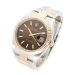 Rolex Datejust 41 126331 (2022) - Brown dial 41 mm Gold/Steel case (2/5)